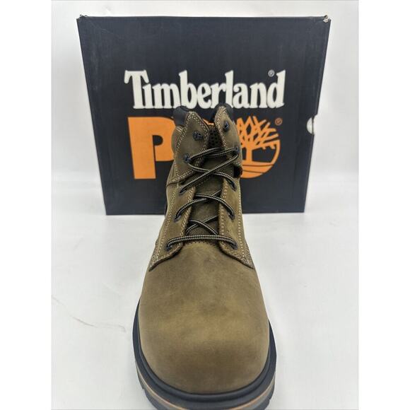 Men's Timberland PRO Ballast 6-Inch Soft Toe Work Boots Turkish Coffee Size 13.0 - Picture 2 of 5